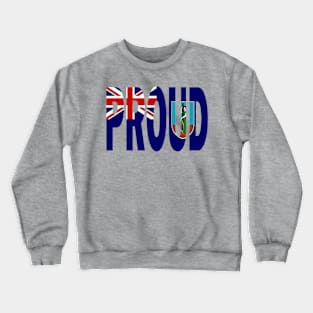 Montserrat Flag Designed in The Word Proud - Soca Mode Crewneck Sweatshirt